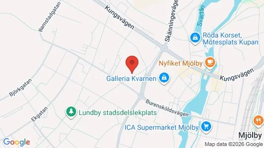 Apartments for rent i Mjölby - kort over placeringen