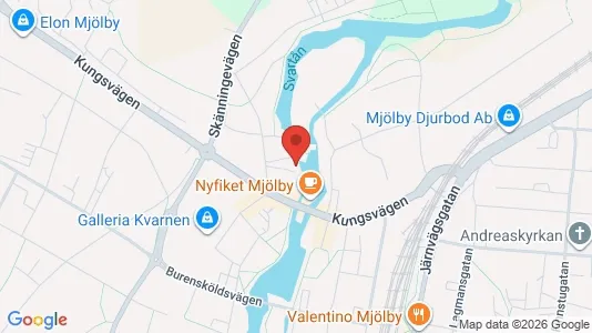 Apartments for rent i Mjölby - kort over placeringen