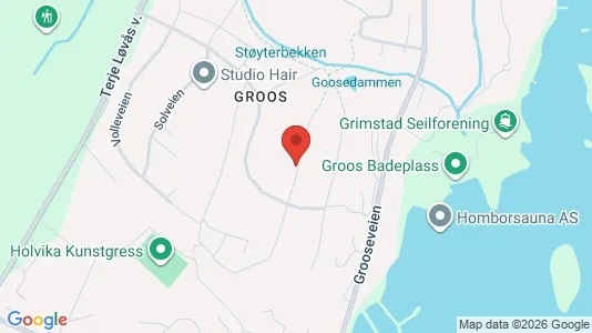 Apartments for rent i Grimstad - kort over placeringen