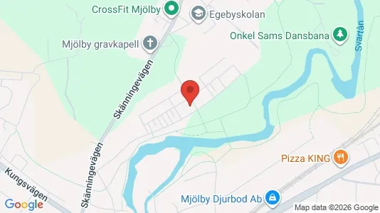 Apartments for rent i Mjölby - kort over placeringen