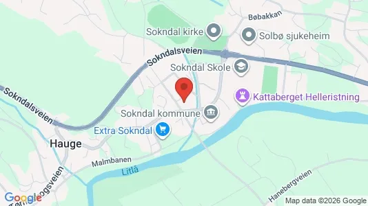 Apartments for rent i Sokndal - kort over placeringen