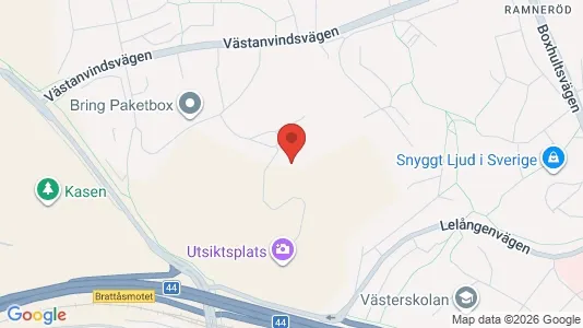 Rooms for rent i Uddevalla - kort over placeringen