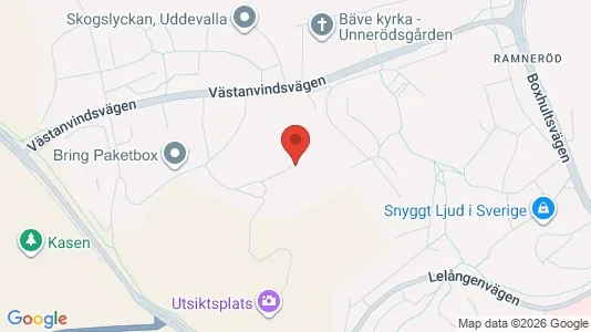 Rooms for rent i Uddevalla - kort over placeringen