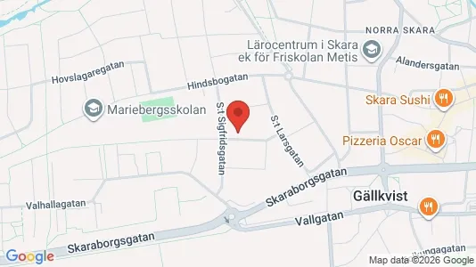 Apartments for rent i Skara - kort over placeringen