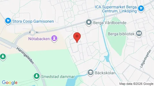 Apartments for rent i Linköping - kort over placeringen