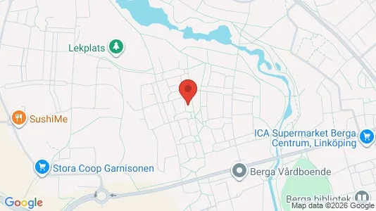 Apartments for rent i Linköping - kort over placeringen