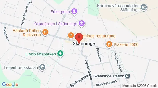 Apartments for rent i Mjölby - kort over placeringen