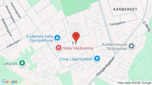 Apartments for rent i Linköping - kort over placeringen