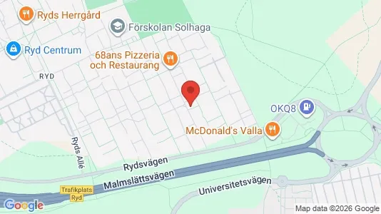 Apartments for rent i Linköping - kort over placeringen