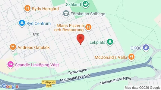 Apartments for rent i Linköping - kort over placeringen