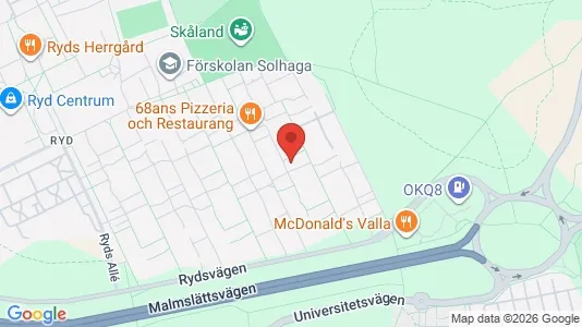 Apartments for rent i Linköping - kort over placeringen