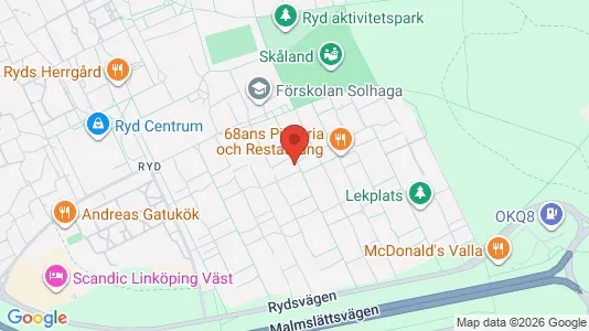 Apartments for rent i Linköping - kort over placeringen