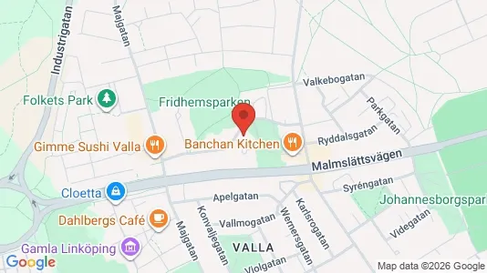 Apartments for rent i Linköping - kort over placeringen