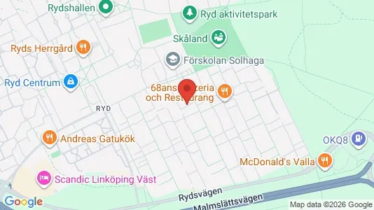 Apartments for rent i Linköping - kort over placeringen