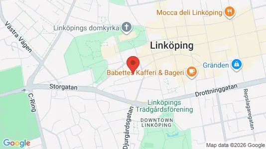 Apartments for rent i Linköping - kort over placeringen