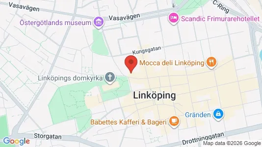 Apartments for rent i Linköping - kort over placeringen