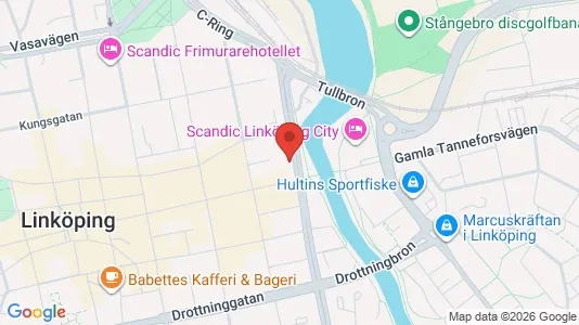 Apartments for rent i Linköping - kort over placeringen