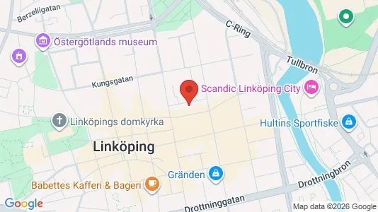 Apartments for rent i Linköping - kort over placeringen