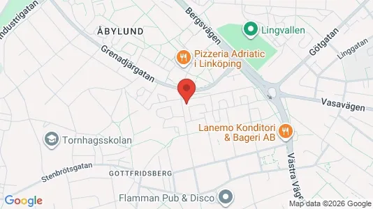 Apartments for rent i Linköping - kort over placeringen