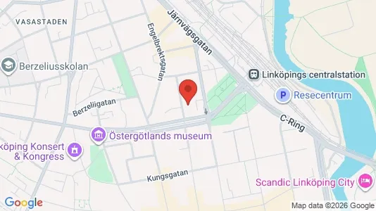 Apartments for rent i Linköping - kort over placeringen
