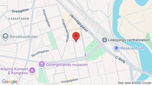 Apartments for rent i Linköping - kort over placeringen