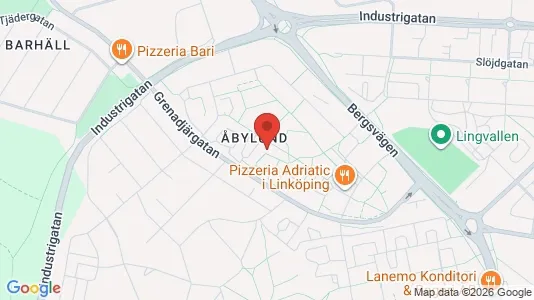 Apartments for rent i Linköping - kort over placeringen