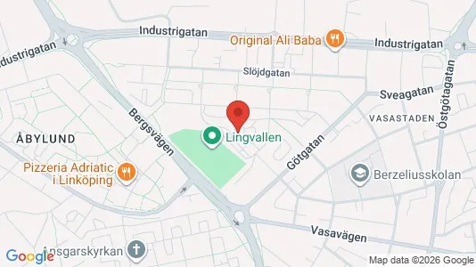 Apartments for rent i Linköping - kort over placeringen