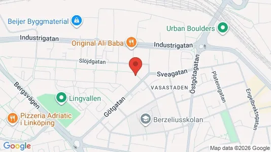 Apartments for rent i Linköping - kort over placeringen