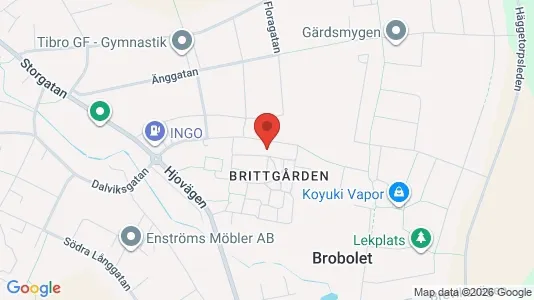 Apartments for rent i Tibro - kort over placeringen