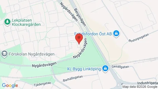 Apartments for rent i Linköping - kort over placeringen