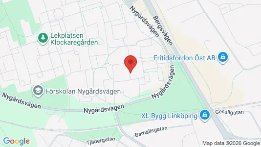 Apartments for rent i Linköping - kort over placeringen