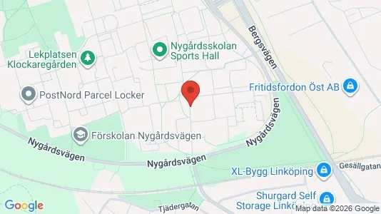 Apartments for rent i Linköping - kort over placeringen