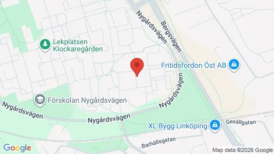 Apartments for rent i Linköping - kort over placeringen