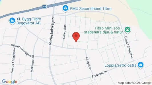 Apartments for rent i Tibro - kort over placeringen