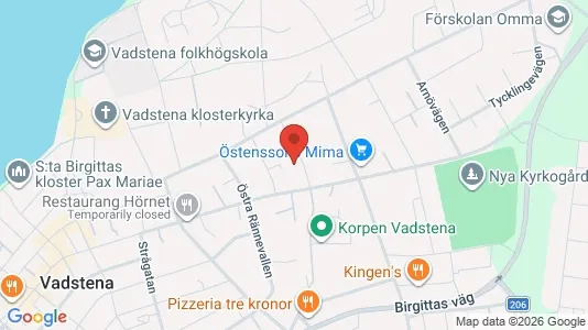Apartments for rent i Vadstena - kort over placeringen