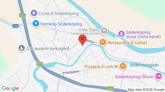 Apartments for rent i Söderköping - kort over placeringen