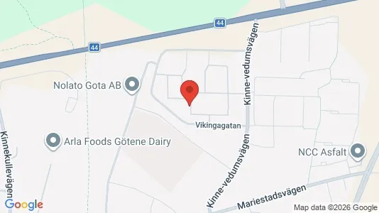 Apartments for rent i Götene - kort over placeringen