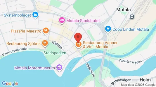 Apartments for rent i Motala - kort over placeringen