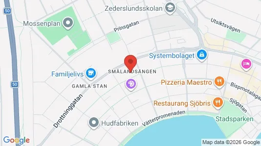 Apartments for rent i Motala - kort over placeringen