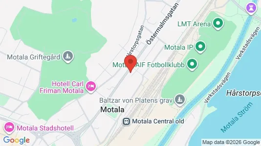 Apartments for rent i Motala - kort over placeringen