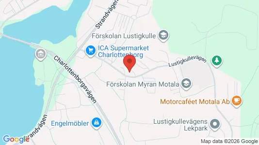Apartments for rent i Motala - kort over placeringen