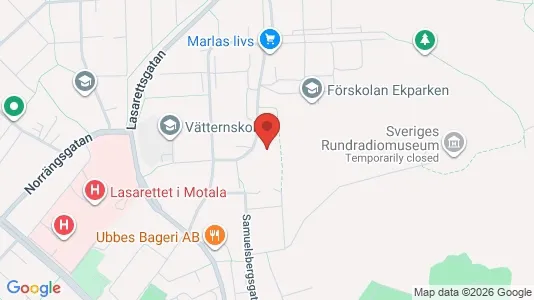 Apartments for rent i Motala - kort over placeringen