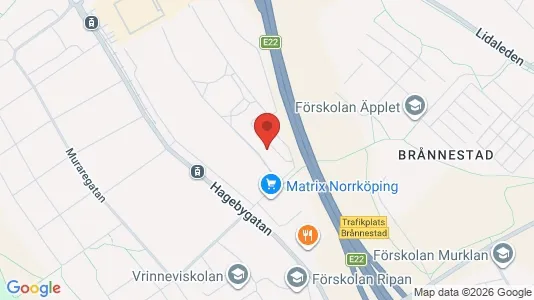 Apartments for rent i Norrköping - kort over placeringen