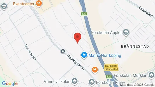 Apartments for rent i Norrköping - kort over placeringen