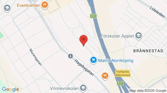 Apartments for rent i Norrköping - kort over placeringen