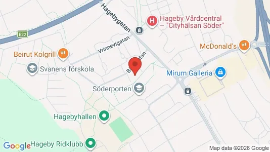 Apartments for rent i Norrköping - kort over placeringen