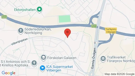 Apartments for rent i Norrköping - kort over placeringen