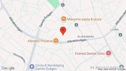 Apartments for rent i Norrköping - kort over placeringen