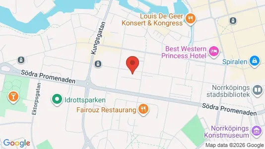 Apartments for rent i Norrköping - kort over placeringen