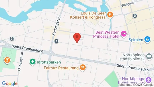 Apartments for rent i Norrköping - kort over placeringen
